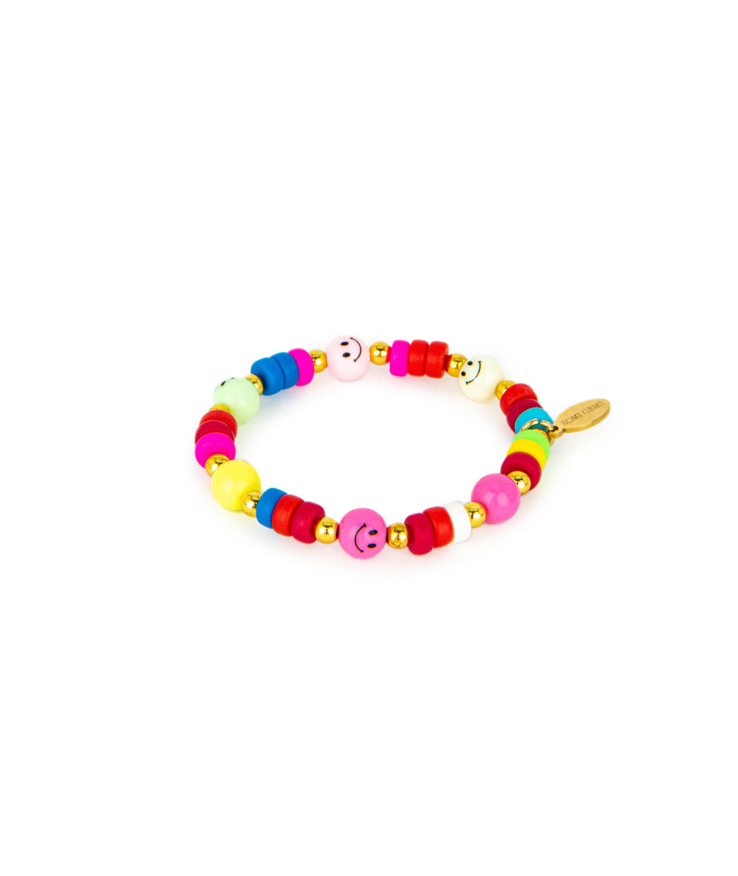 Zomi Daisy Smileys Stretch Bracelet Jewelry - Young Zomi Gems Smiley