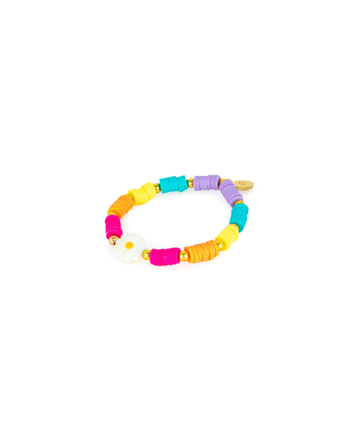 Zomi Daisy Smileys Stretch Bracelet Jewelry - Young Zomi Gems Daisy