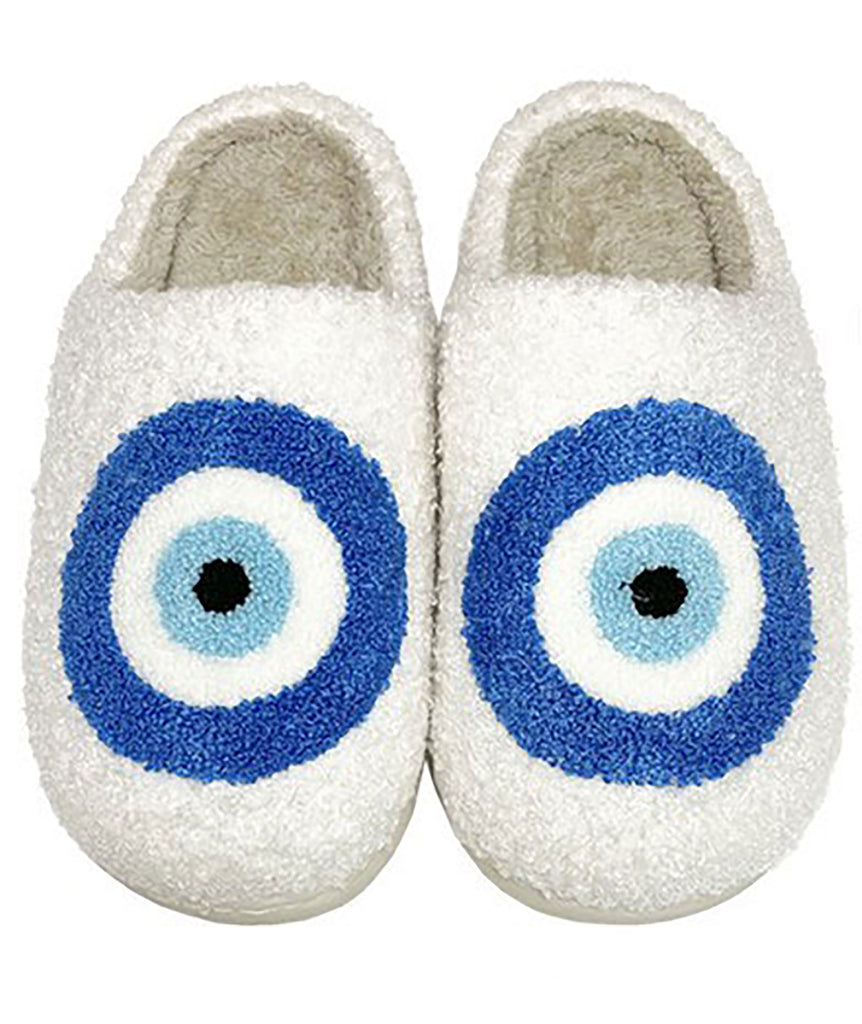 Evil Eye Comfy Slippers Accessories Frankie's Exclusives   
