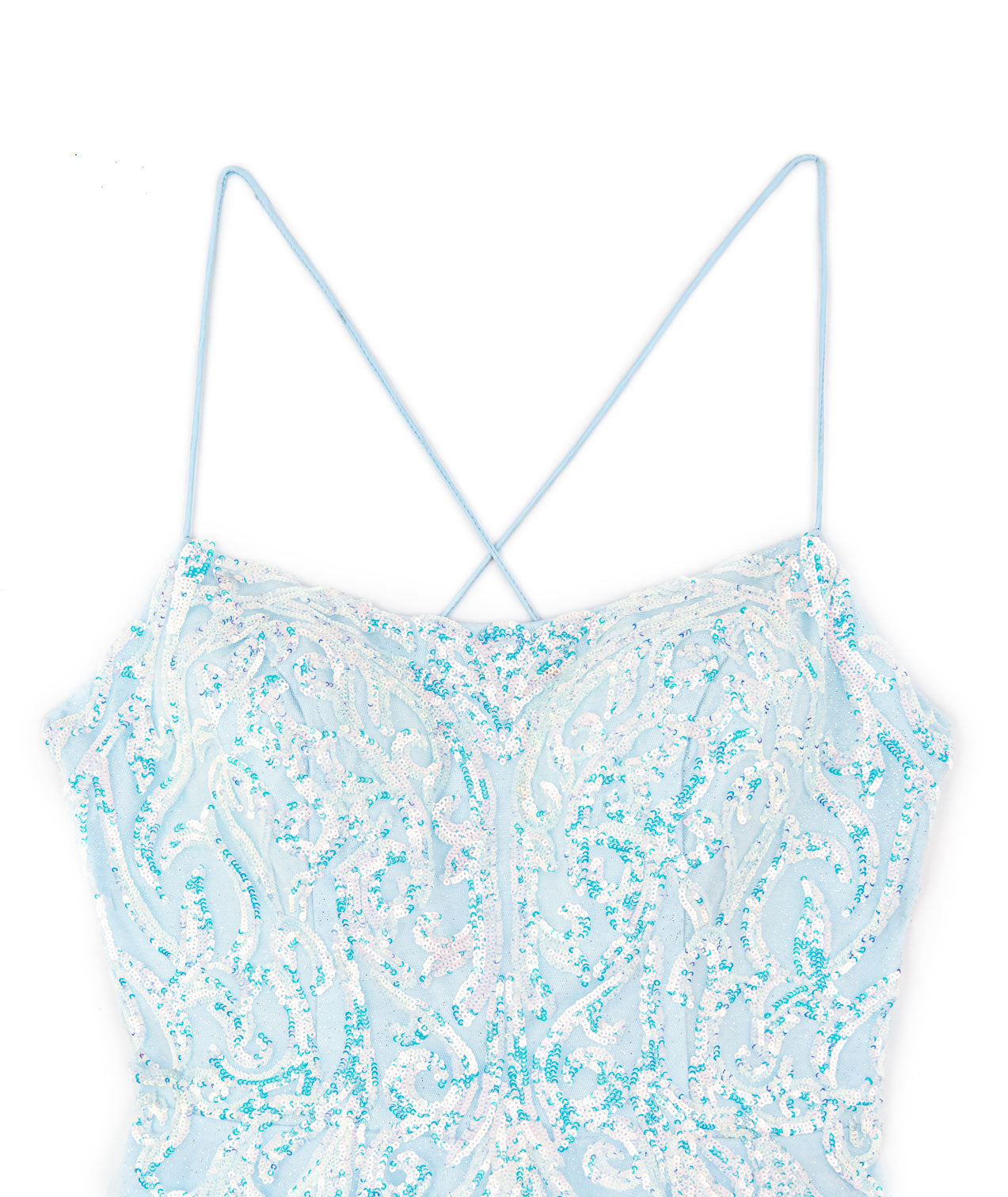 Alyce Women Opal Blue Sparkly Sequin Party Dress Girls Special Dresses Alyce