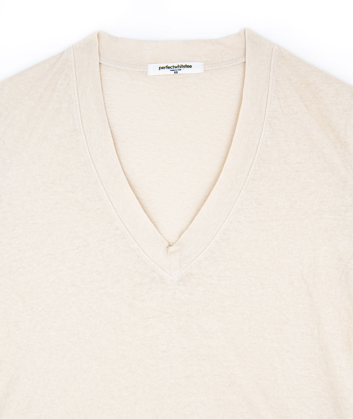 Perfect White Tee Women Alanis Recycled V-Neck Womens Casual Tops Perfect White Tee