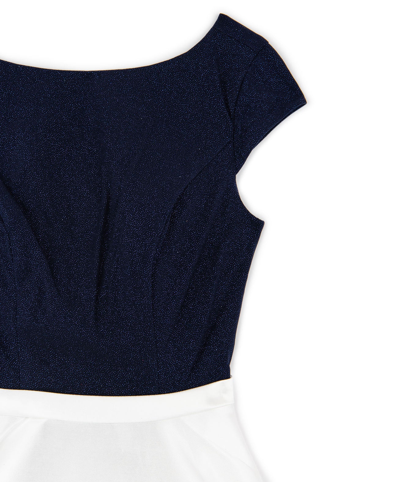 Jovani Girls Audrey Dress Navy/White Girls Special Dresses Jovani