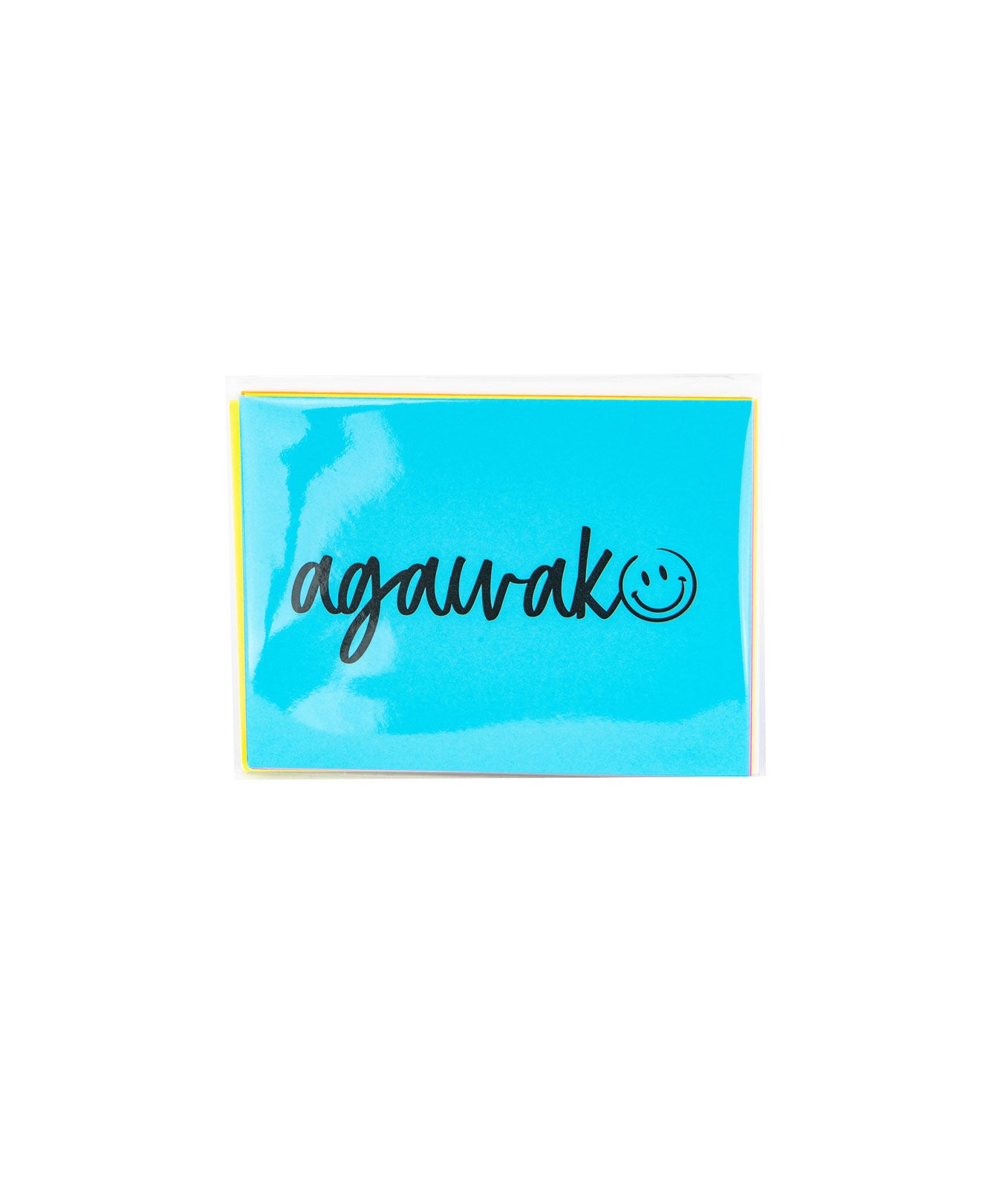 A Wink and a Nod Folded Neon Notecards Pack of 8 Distressed/seasonal gifts A Wink and a Nod