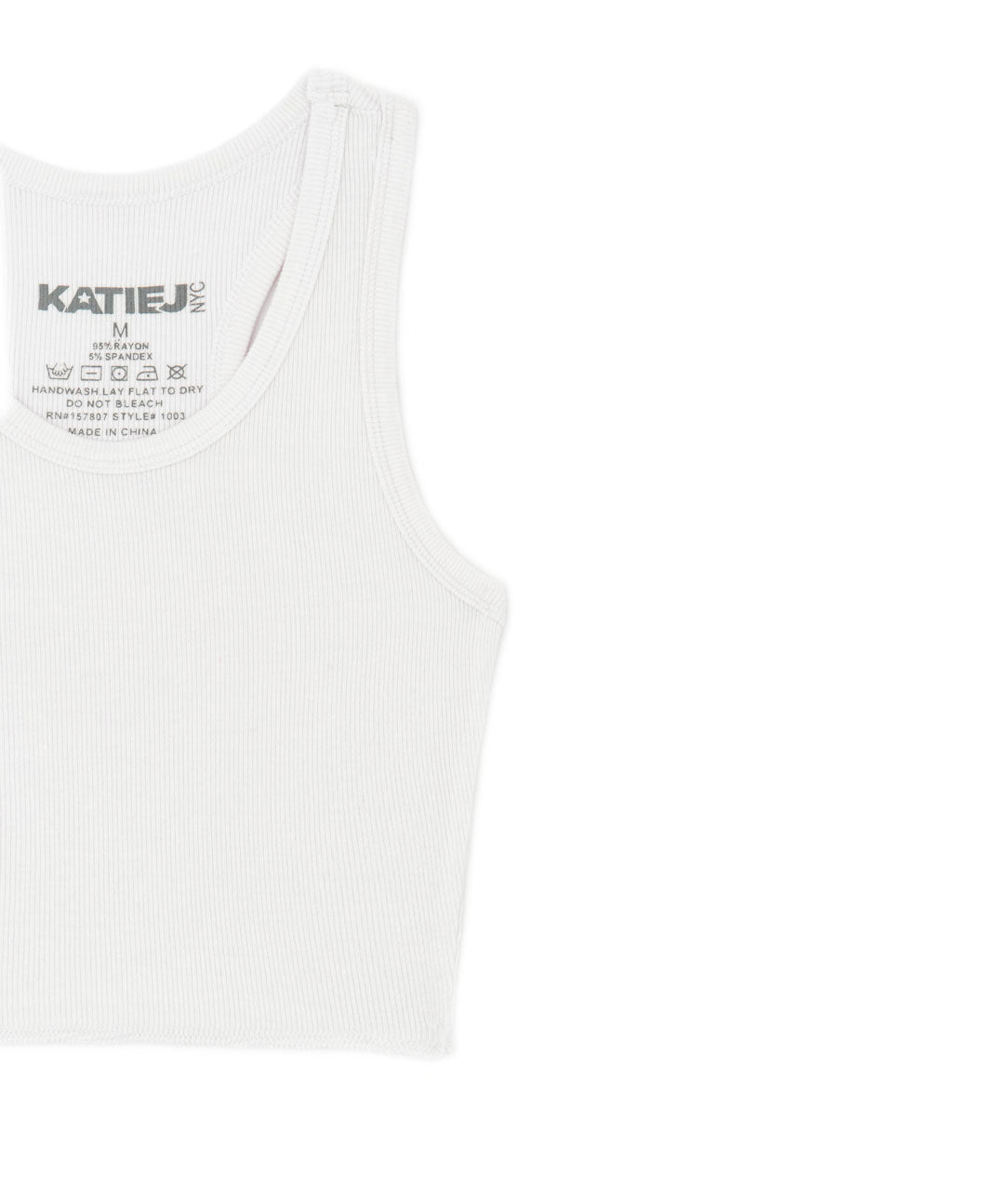 Katie J NYC Juniors Livi Tank Distressed/seasonal womens Katie J NYC
