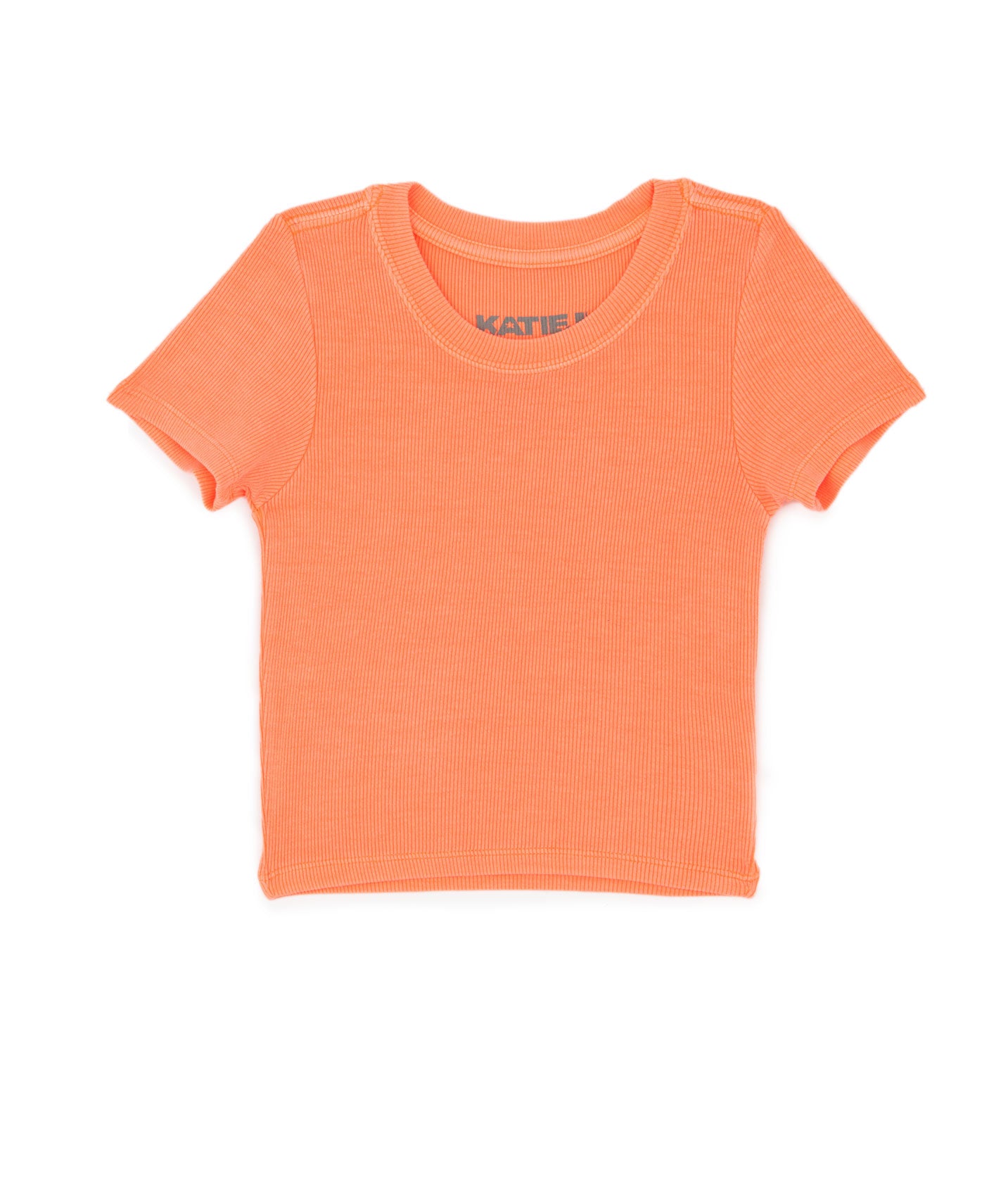 Katie J NYC Girls Livi Tee Girls Casual Tops Katie J NYC Orange Y/S (7/8)