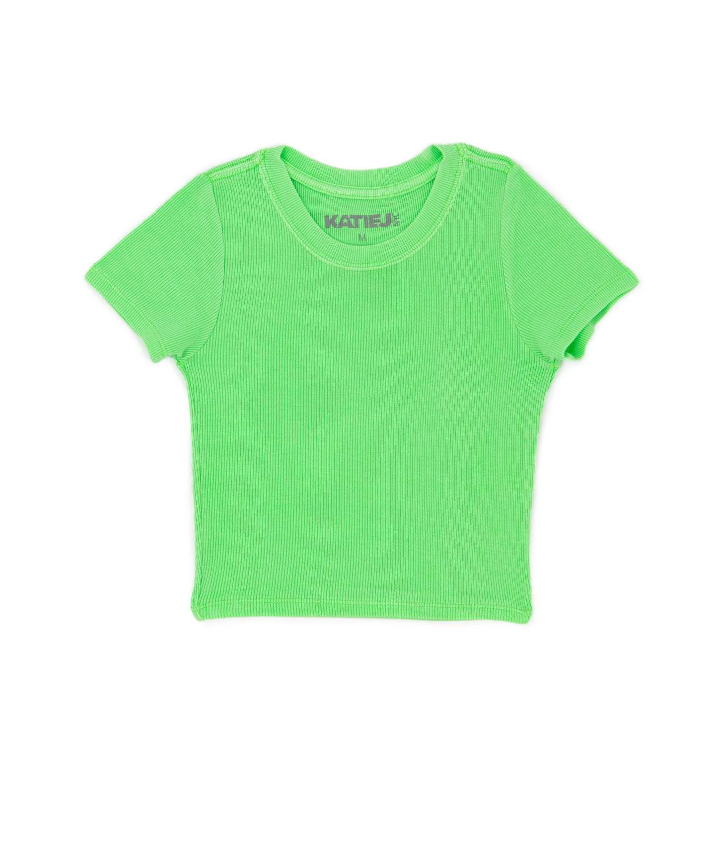 Katie J NYC Girls Livi Tee Girls Casual Tops Katie J NYC Neon Green Y/S (7/8)