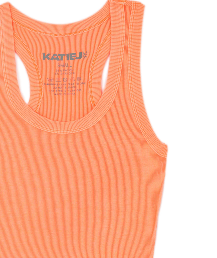 Katie J NYC Juniors Livi Tank Distressed/seasonal womens Katie J NYC