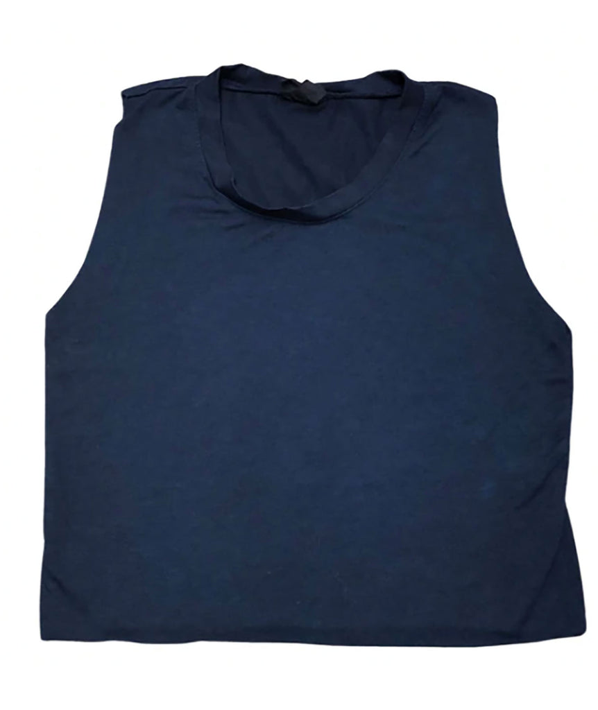 Firehouse Solid Muscle Tank Distressed/seasonal girls Frankie's Exclusives Blue Y/XS (6X) 