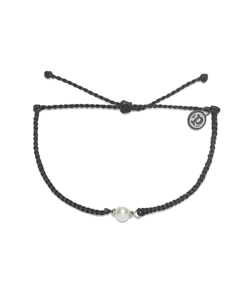 Pura Vida Bracelet Simple Pearl Bead Silver Charm Distressed/seasonal accessories Pura Vida   