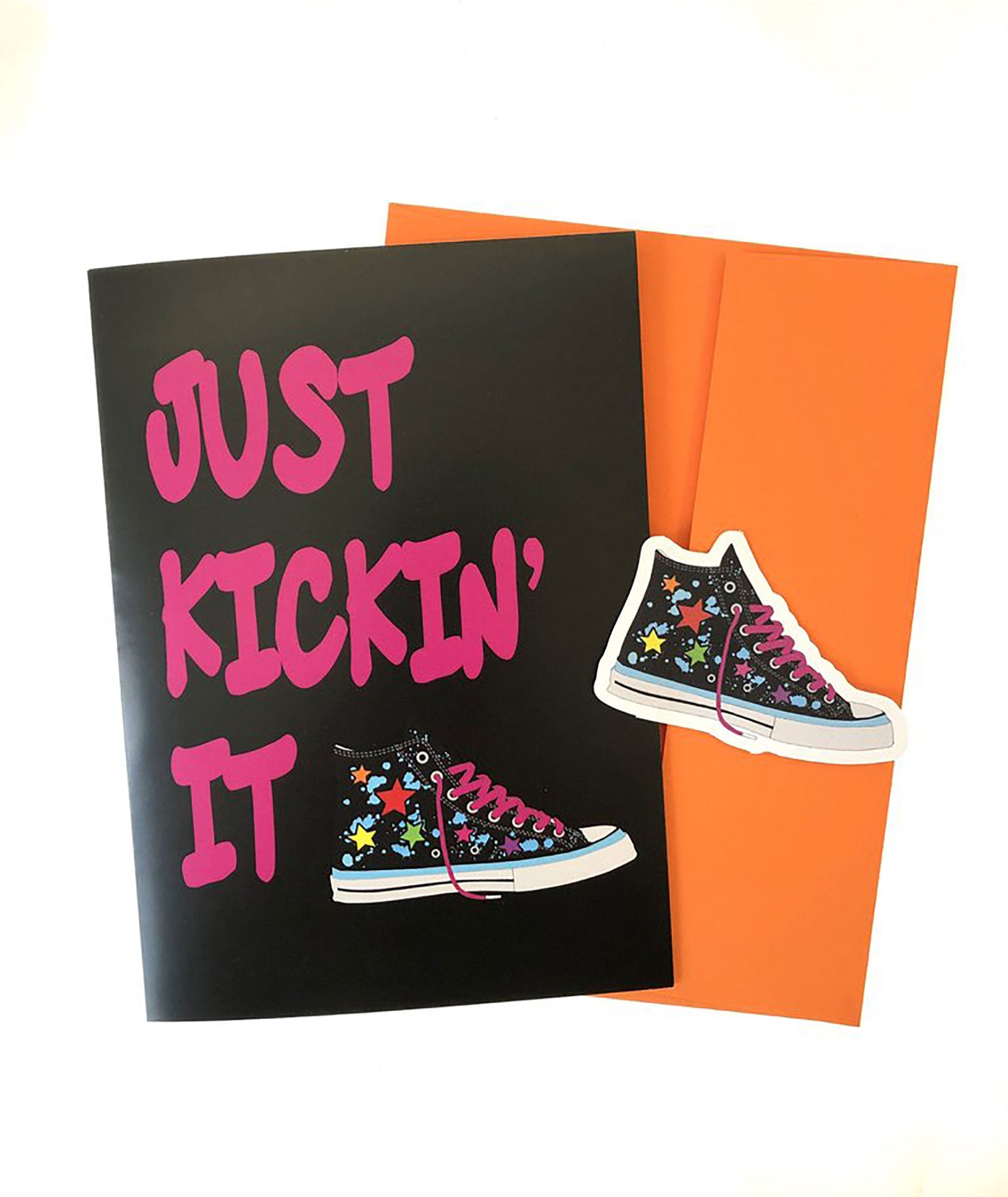 Sunny Marshmallow Kickin' it at Camp Card Camp Sunny Marshmallow Black