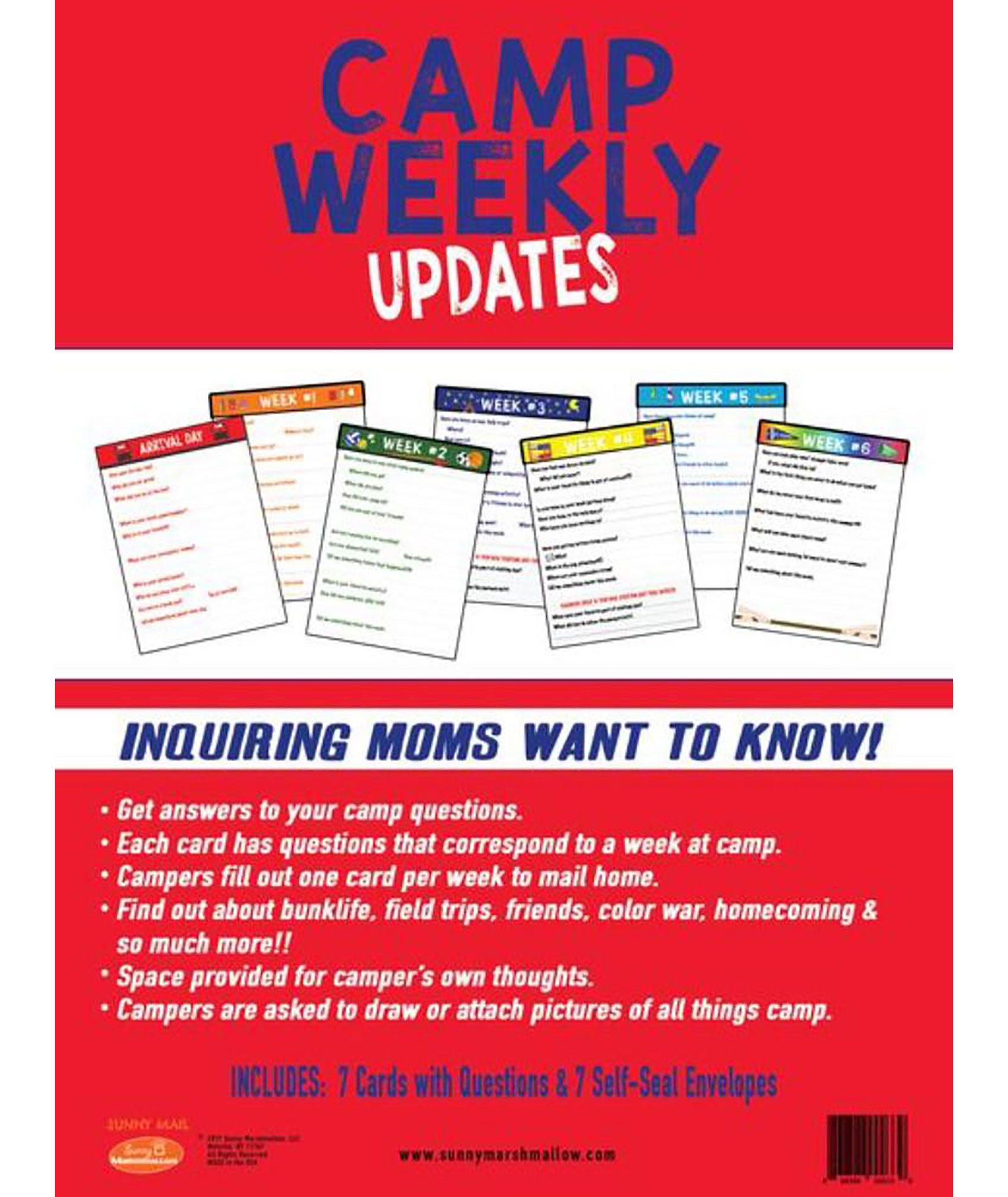 Sunny Marshmallow Camp Weekly Updates Accessories Sunny Marshmallow Multi