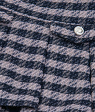 FBZ Girls Freddie Blue Houndstooth Tweed Skort Girls Casual Bottoms FBZ Flowers By Zoe