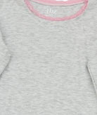 FBZ Girls Weslie Long Sleeve Rib Tee With Pink Lace Girls Casual Tops FBZ Flowers By Zoe