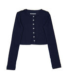 Katie J NYC Girls Marina Cardigan Girls Casual Tops Katie J NYC Evening Blue Y/S (7/8)