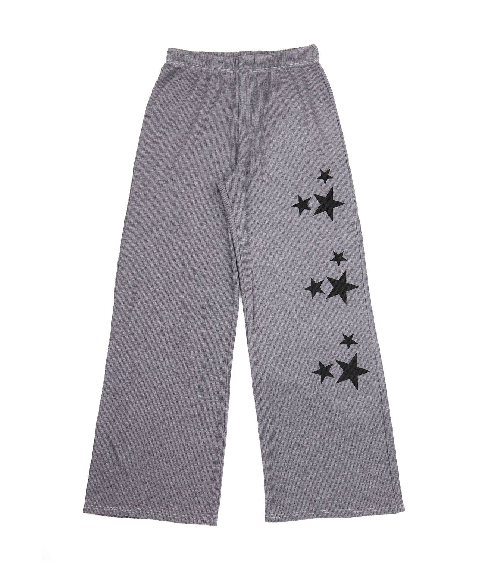 Firehouse Girls Tri Star Waffle Wide Leg Sweatpants