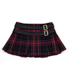 Katie J NYC Girls Axel Navy Berry Plaid Skirt Girls Casual Bottoms Katie J NYC