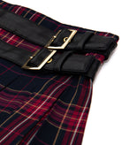 Katie J NYC Girls Axel Navy Berry Plaid Skirt Girls Casual Bottoms Katie J NYC