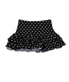 Cheryl Creations Girls Macey Polka Dot Ruffle Skirt Girls Casual Bottoms Cheryl Creations Black Y/S (7/8)