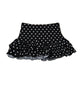 Cheryl Creations Girls Macey Polka Dot Ruffle Skirt Girls Casual Bottoms Cheryl Creations Black Y/S (7/8)