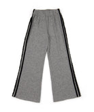 FBZ Girls Harper Grey Flare Pants With Black Trim Girls Casual Bottoms FBZ Flowers By Zoe Grey Y/S (7/8)