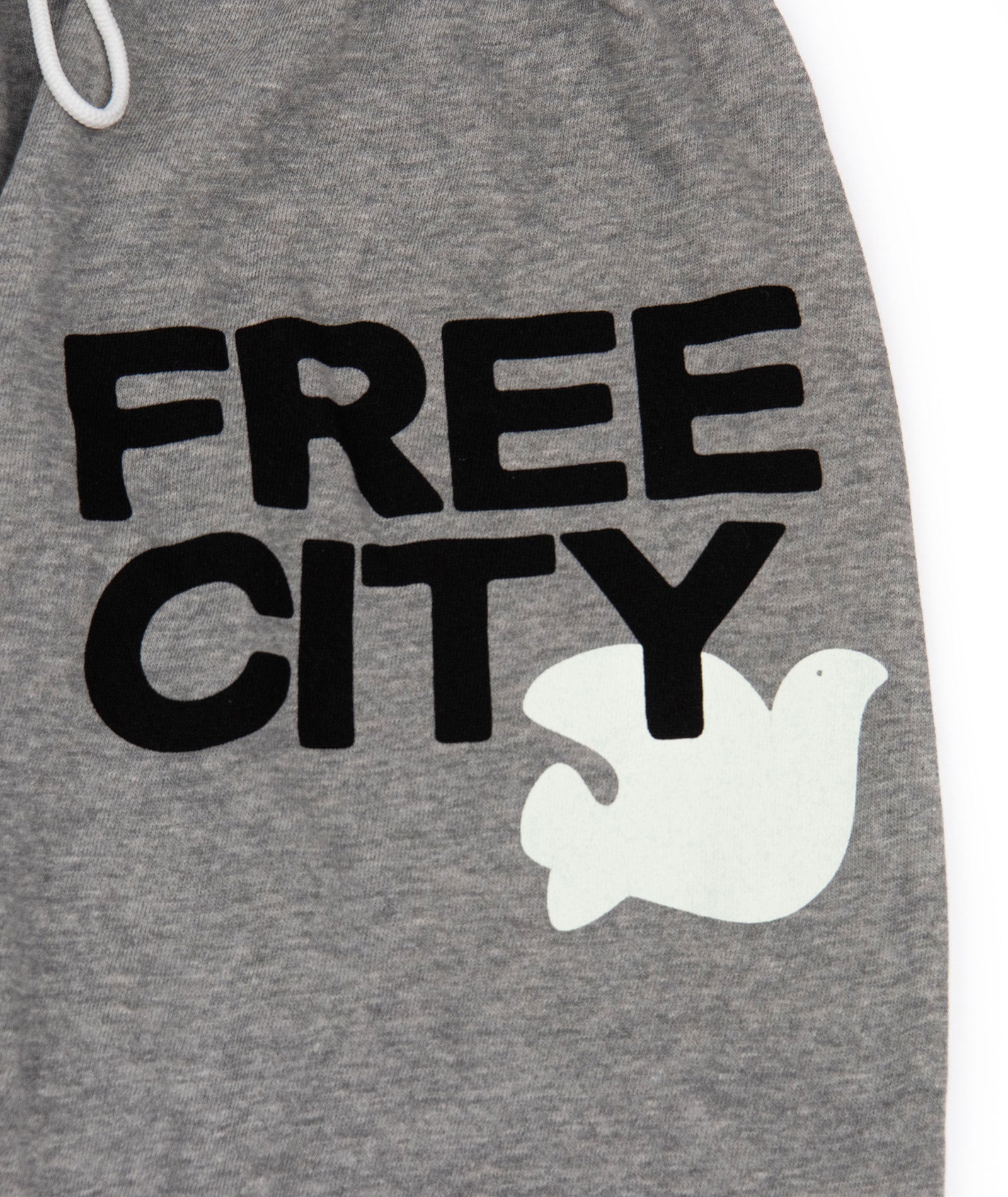 FREECITY Women Large Sweatpants Heather Cream Womens Casual Bottoms FREECITY