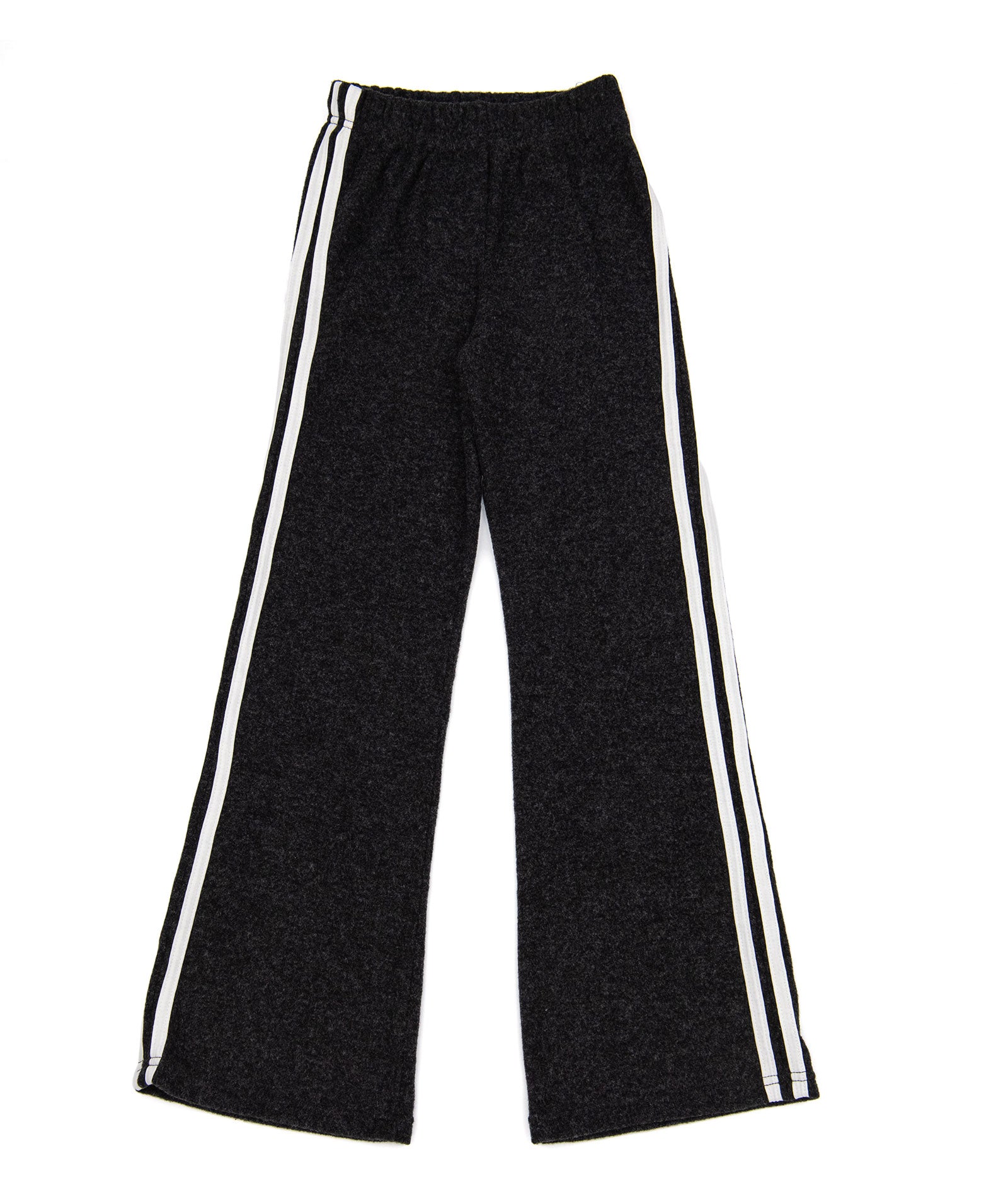 FBZ Girls Harper Grey Flare Pants With Black Trim