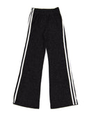 FBZ Girls Lou Grey Hacci Pants With White Stripes Girls Casual Bottoms FBZ Flowers By Zoe Grey Y/S (7/8)
