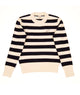 Theme Girls Tiegan Navy and White Striped Sweater