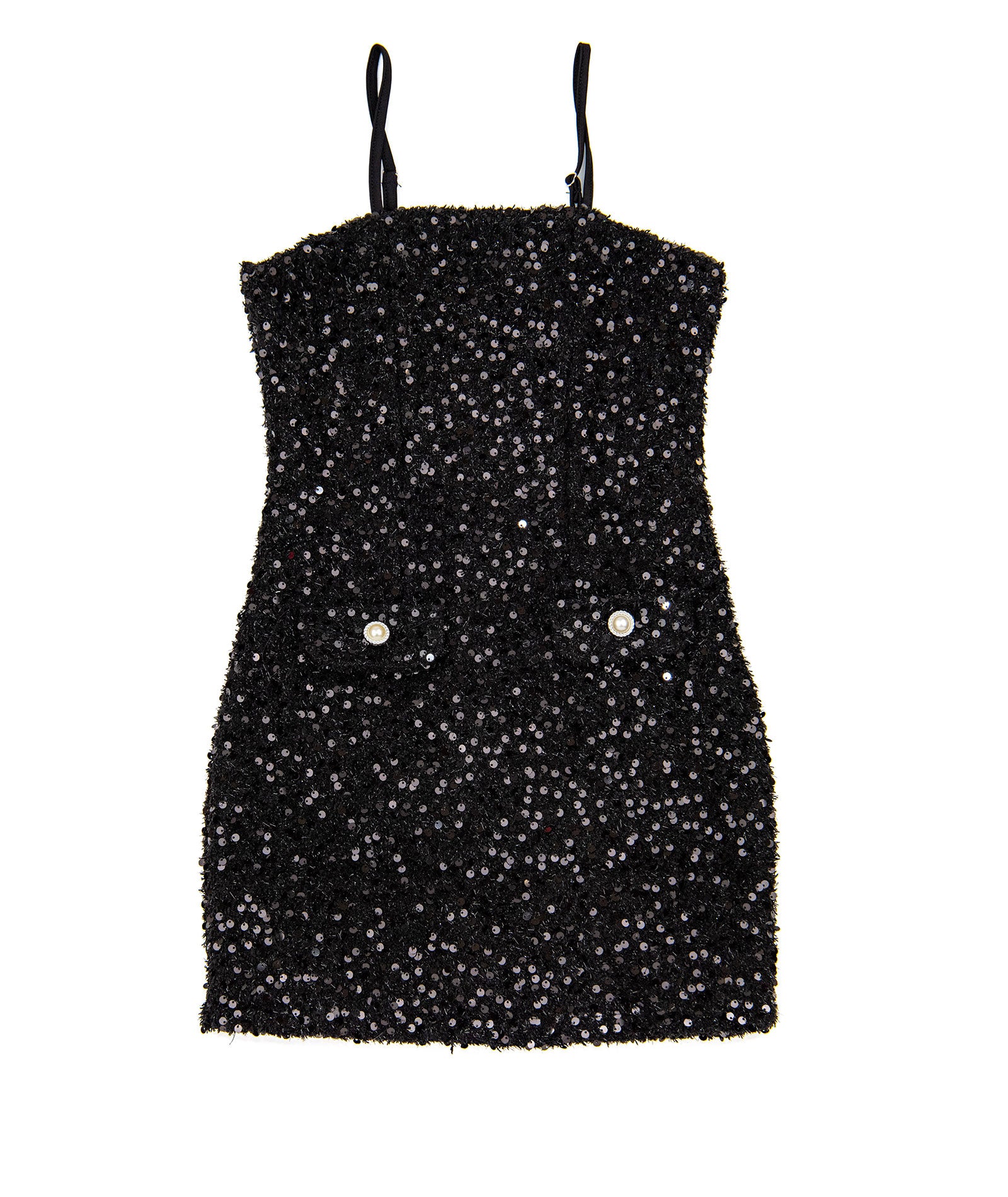 FBZ Girls Harlow Black Sequin Dress
