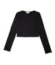 8apart Women Alexa Long Sleeve Baby Tee Womens Casual Tops 8apart Black Juniors/Women S