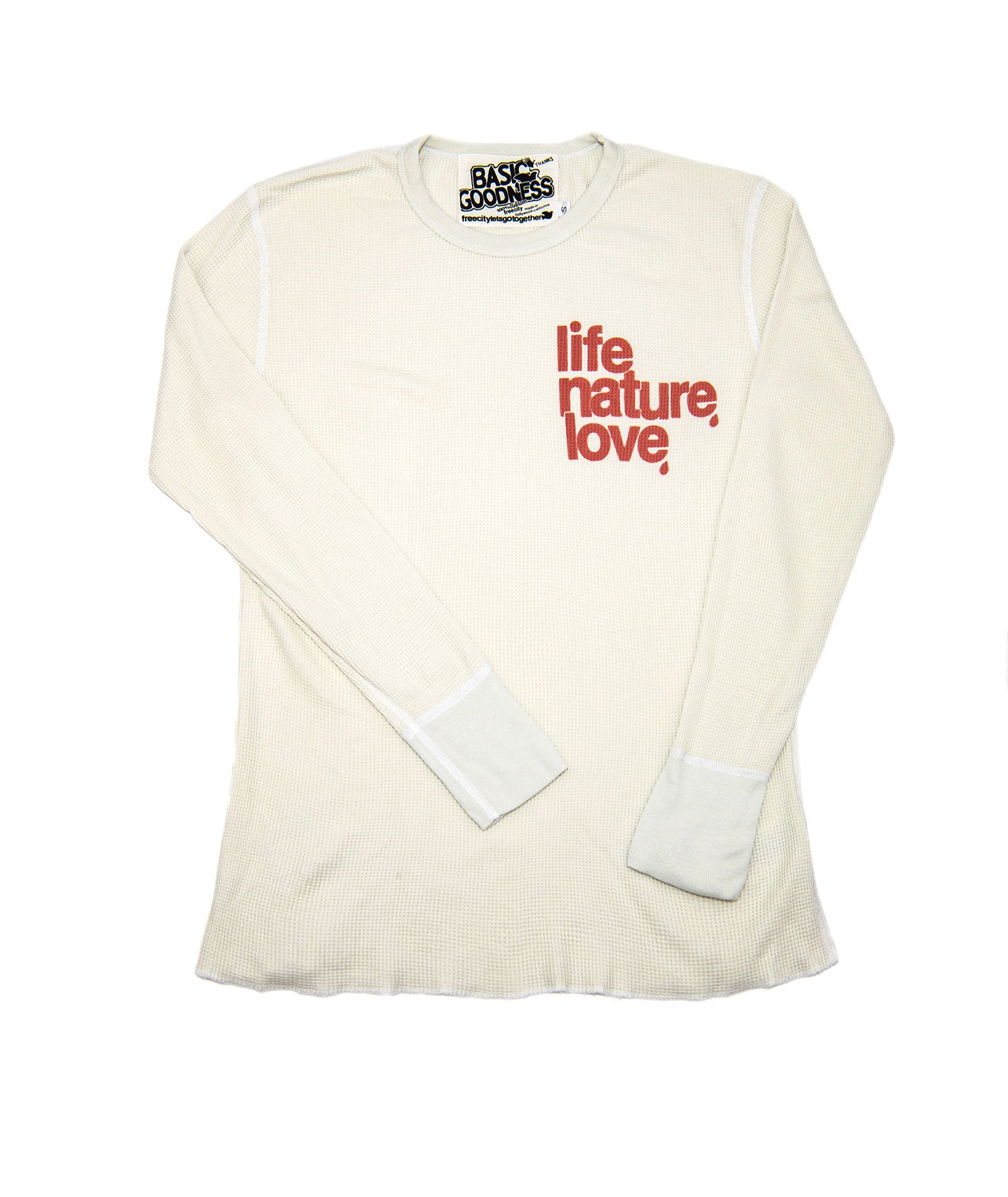 FREECITY Women LNL Supervintage Superyumm Thermal Laundry White