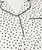 Eberjey Women Gisele Printed Relaxed Short PJ Set Heart to Heart Black Accessories Eberjey