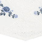 FBZ Girls Allie Blue Eyelet Floral Strapless Top Girls Casual Tops FBZ Flowers By Zoe