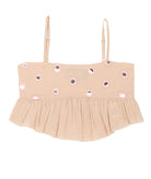 Katie J NYC Girls Meena Peach/Turquoise Top Girls Casual Tops Katie J NYC Multi Y/S (7/8)