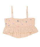 Katie J NYC Girls Meena Peach/Turquoise Top Girls Casual Tops Katie J NYC