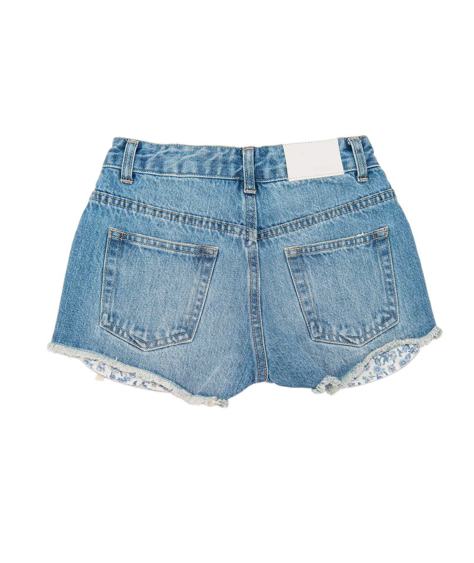 Katie J NYC Girls Malibu Dark Wash Toile Pocket Jean Shorts Girls Denim Katie J NYC