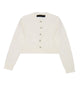 Gold Rush NYC Girls Sylvie Bow Cardigan Girls Casual Tops Gold Rush NYC White Y/S (7/8)
