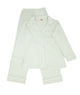Eberjey Women Gisele Long PJ Set Seafoam/Ivory Accessories Eberjey Green Juniors/Women XXS