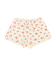 FBZ Girls Mae Peach Floral Pointelle Shorts Girls Casual Bottoms FBZ Flowers By Zoe Floral Y/S (7/8)