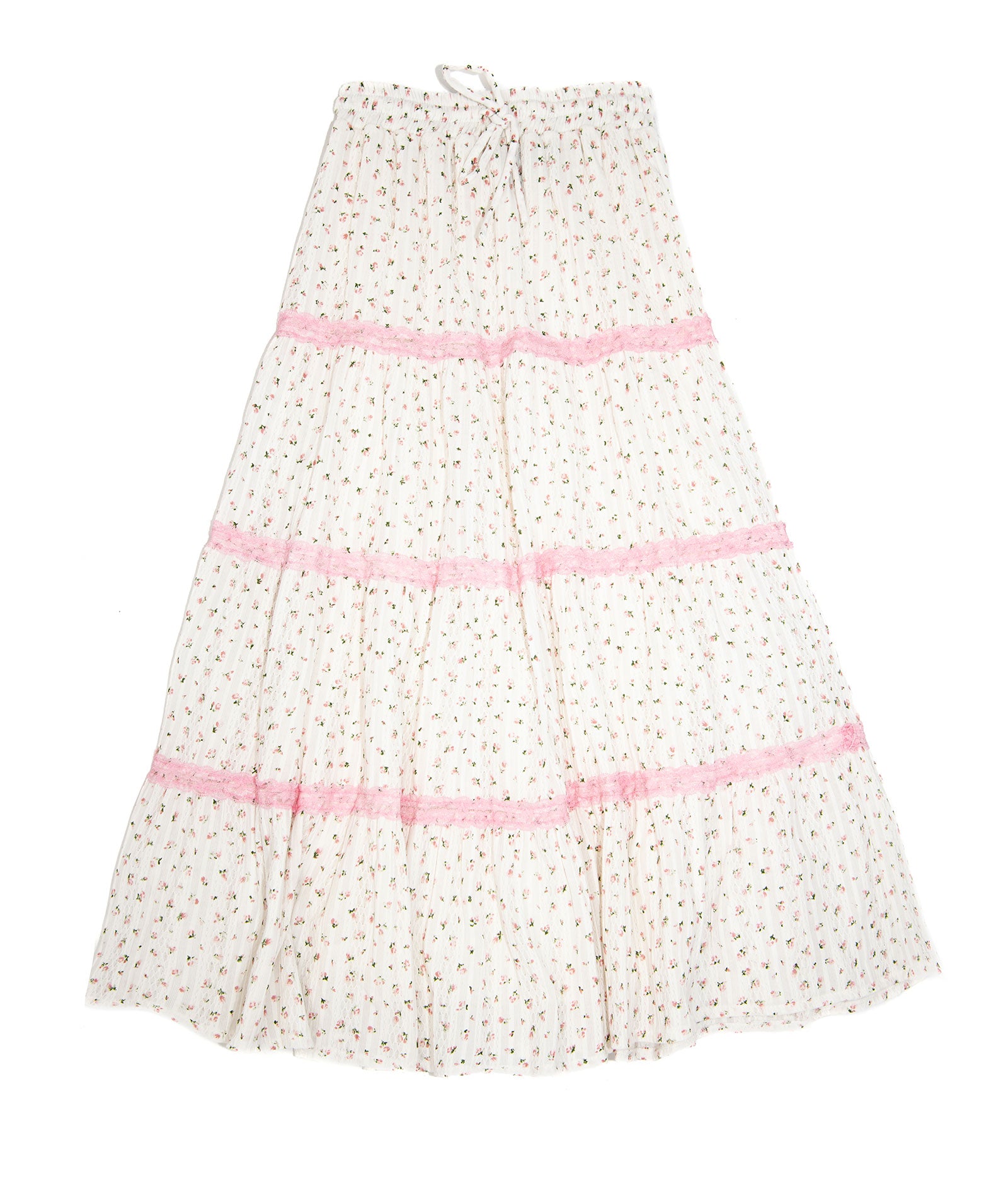 FBZ Girls Tilda Floral Lace Maxi Skirt