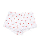 Cheryl Creations Girls Strawberry Rib Shorts Girls Casual Bottoms Cheryl Creations White Y/S (7/8)