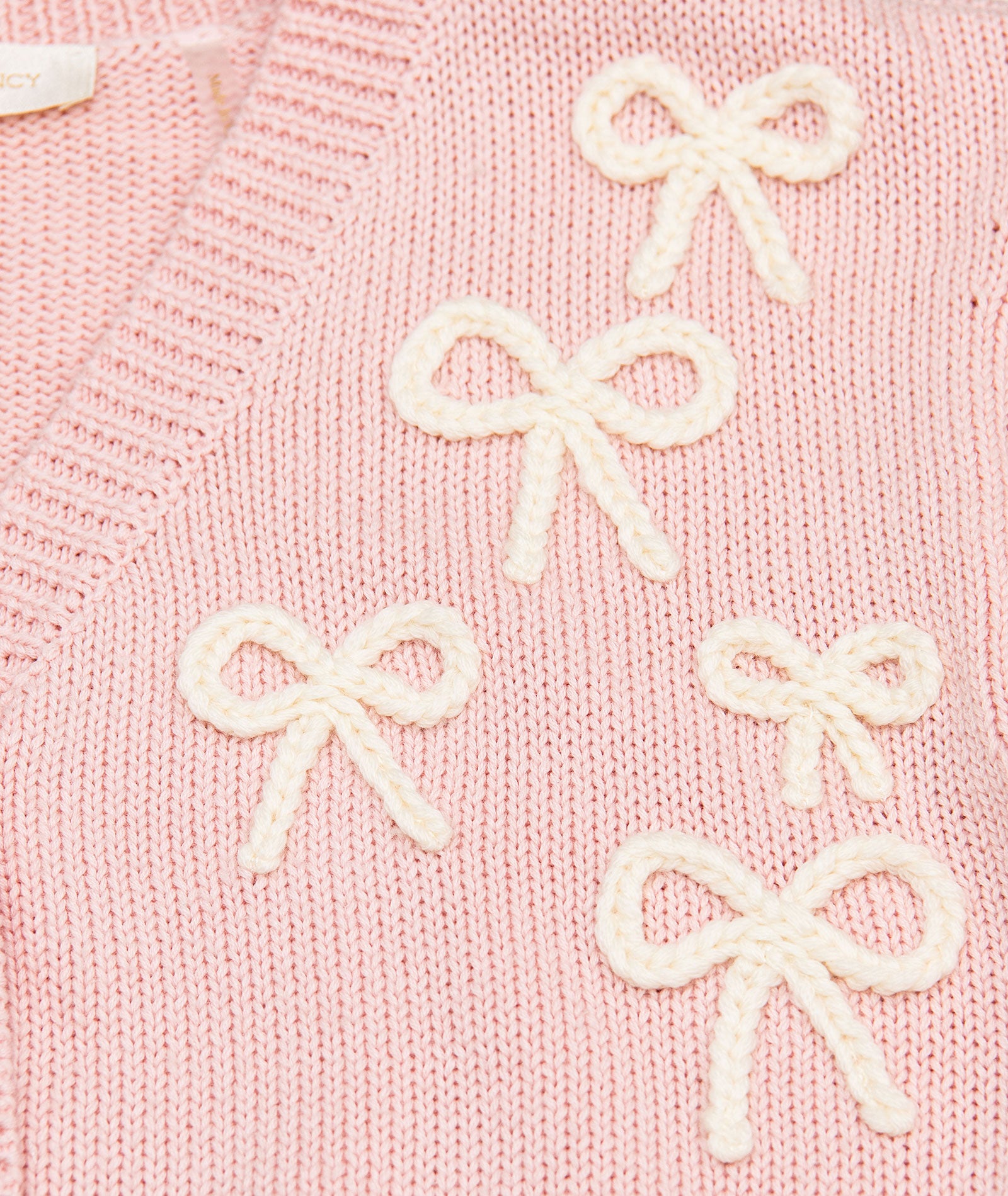 Love Shack Fancy Girls Jayne Cardigan Petal Meringue Girls Casual Tops Love Shack Fancy