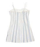 Love Shack Fancy Women Jayna Dress Cinched Blue Womens Casual Dresses Love Shack Fancy