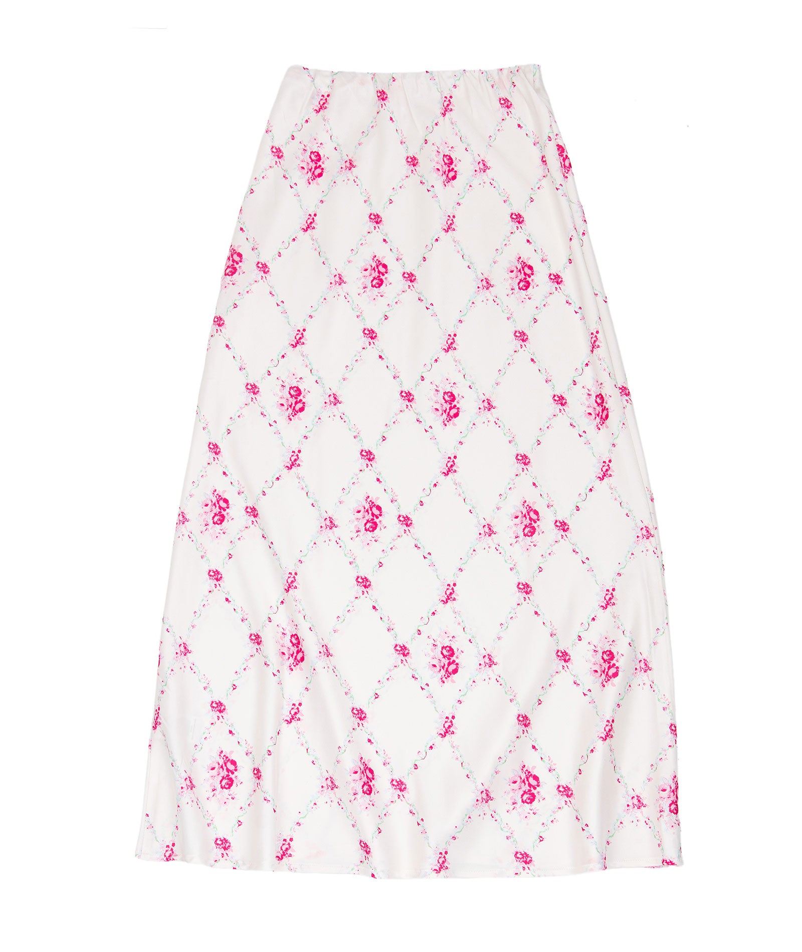 Theme Girls Joey Vintage Romantic Rose Satin Maxi Skirt Girls Casual Bottoms Theme-NYC Floral Y/M (10)