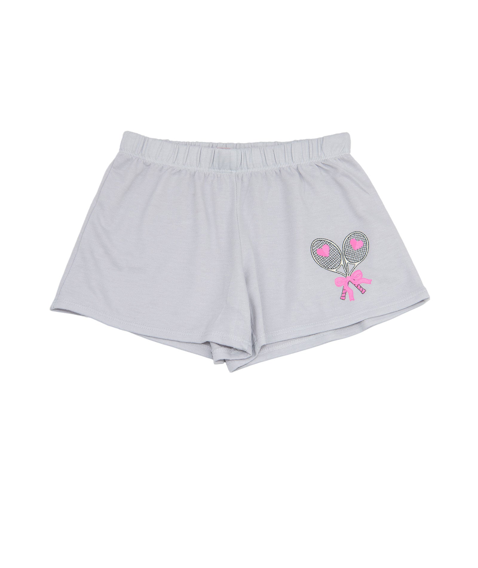 Firehouse Girls Carlee Clay Tennis Bow Fleece Shorts