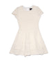 By Debra Girls Lou Ivory/Gold Short Sleeve Striped Bottom Dress Girls Special Dresses By Debra Ivory Y/XS (6X)