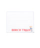 Camp Name Teddy Bear Lined Notecards Pack of 8 Camp A Wink and a Nod Multi Birch Trail