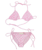 Love Shack Fancy Women Harbor Bikini Pink Peppermint Accessories Love Shack Fancy Floral Juniors/Women XXS