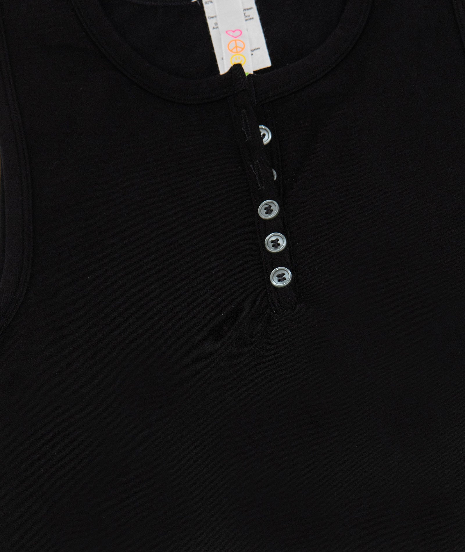 Ari Seamless Button Tank Girls Casual Tops Malibu Sugar