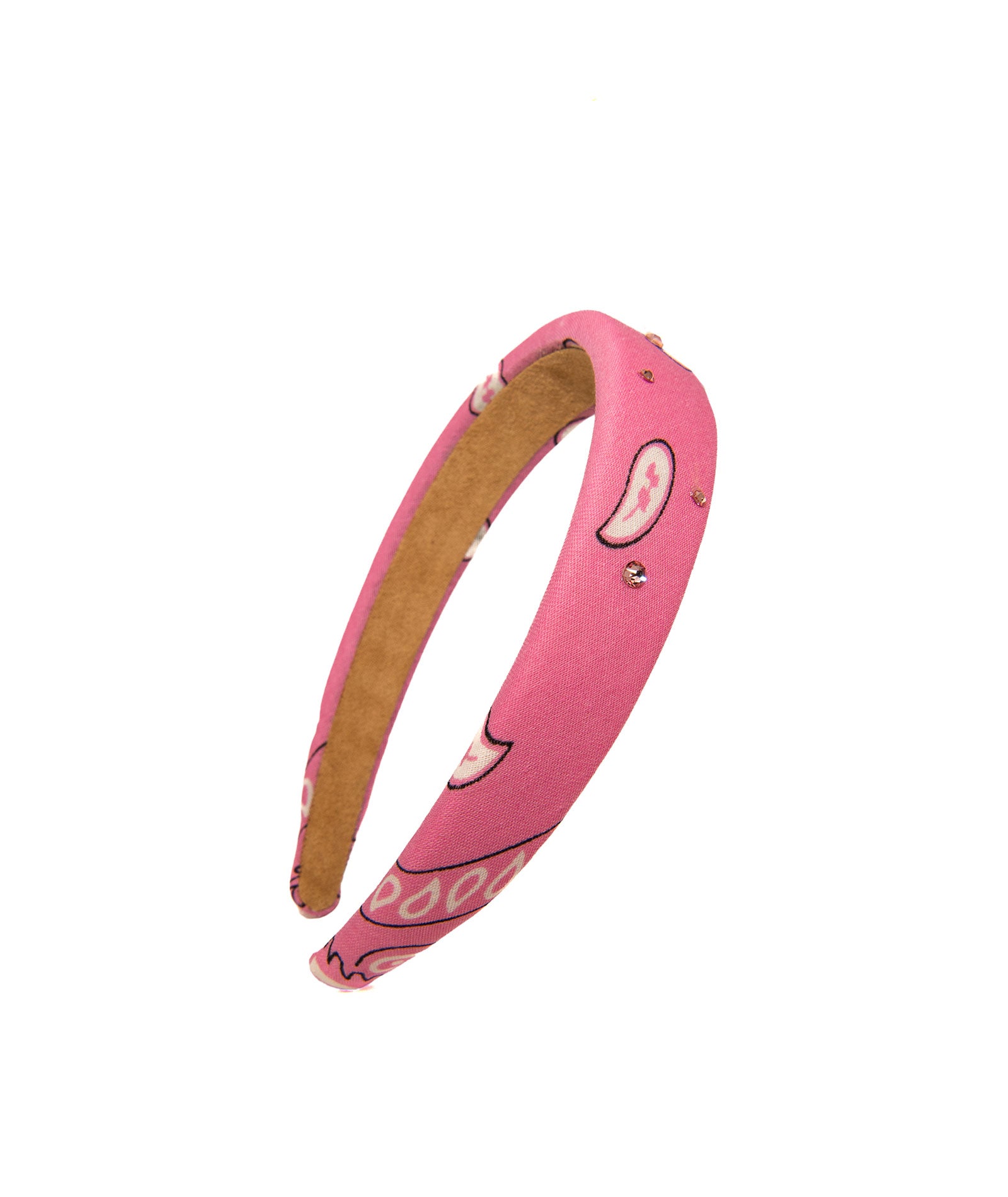 Bari Lynn Knot Padded Bandana Headband Accessories Bari Lynn Pink